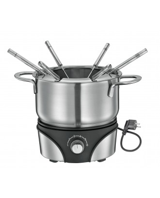 Set fondue electric, 1.5 litri, 6 furculite, model Geneva - KUCHENPROFI